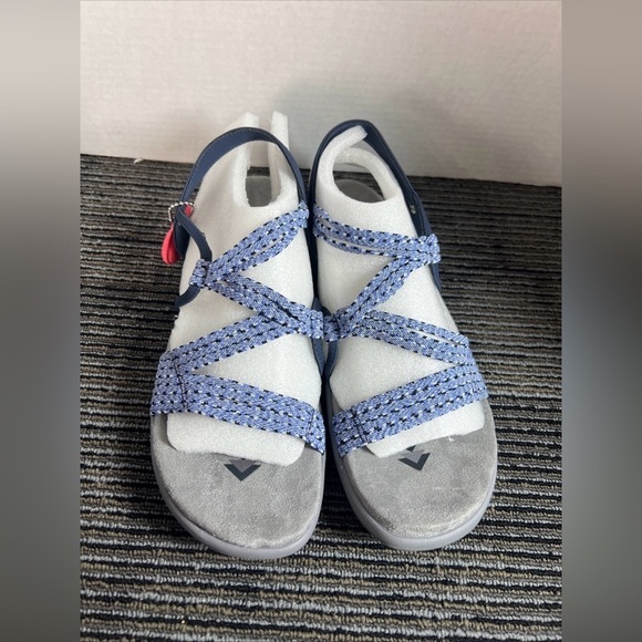 New-Skechers Sandals -Womens 11 -Reggae Slim Stretch Appeal Slingback 40826 Blue - Picture 9 of 9